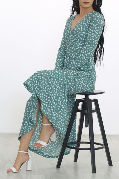 Çiçekli Elbise Çiçeklimint - 4987.716.