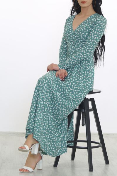 Çiçekli Elbise Çiçeklimint - 4987.716.