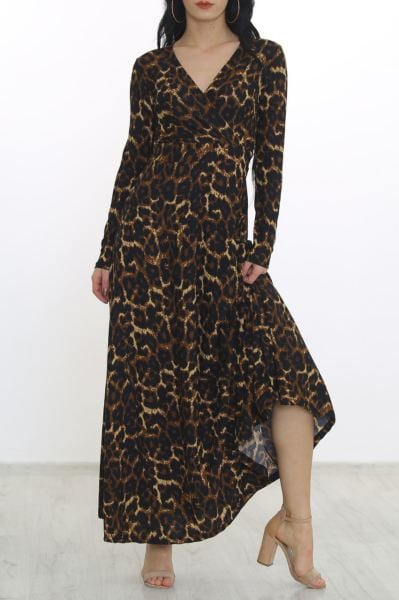 Çiçekli Elbise Leopar2 - 4987.716.