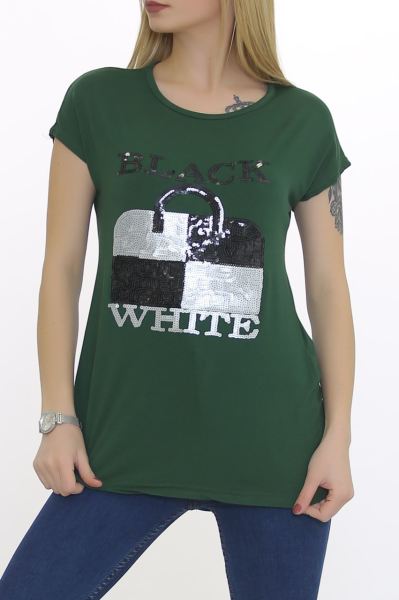 Pullu Bluz Yeşil - 6535.599.