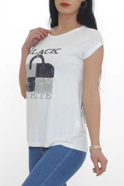 Pullu Bluz Ekru - 6535.599.