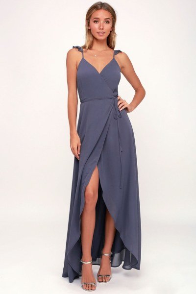 On A Loop Gold Geometric Earrings