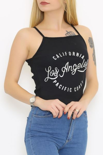 İp Askılı Atlet Siyah - 8687.1092.