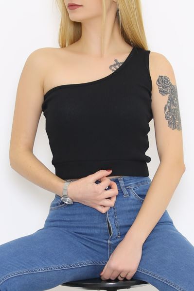 Tek Omuz Atlet Siyah - 8694.1092.