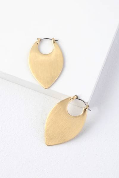 Halcyon Brushed Silver Earrings