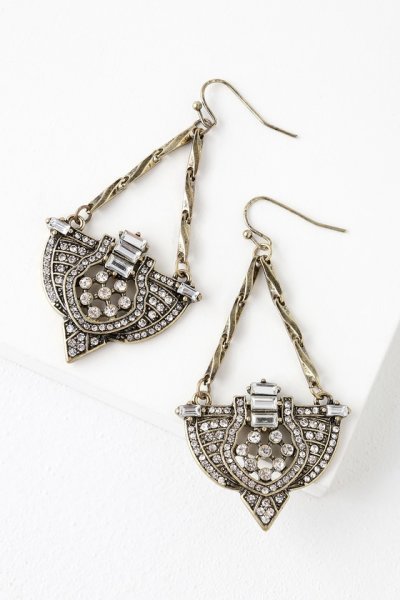 Cassandre Gold Tassel Earrings