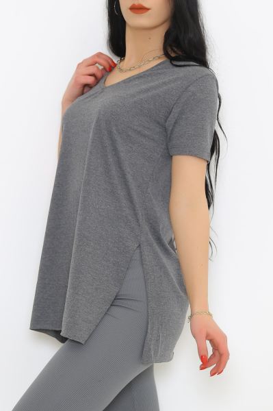 Penye Tunik Tişört Füme - 1062.275.