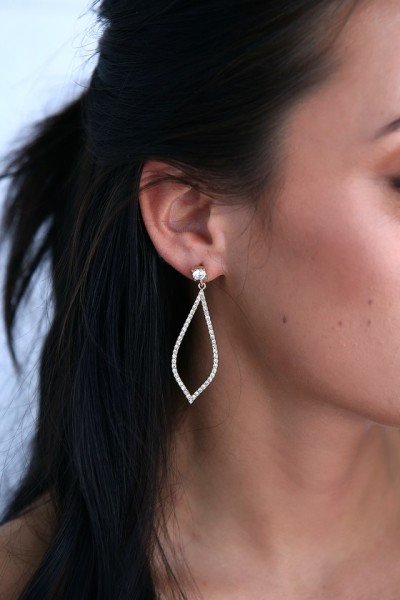 Bright Light Gold Glitter Earrings