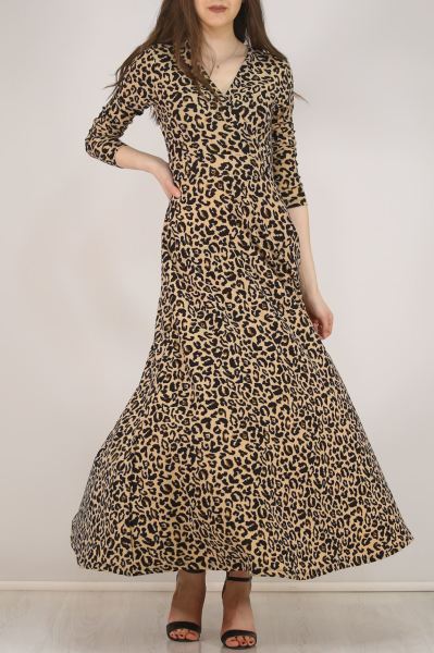 Çiçekli Elbise Leopar1 - 4987.716.
