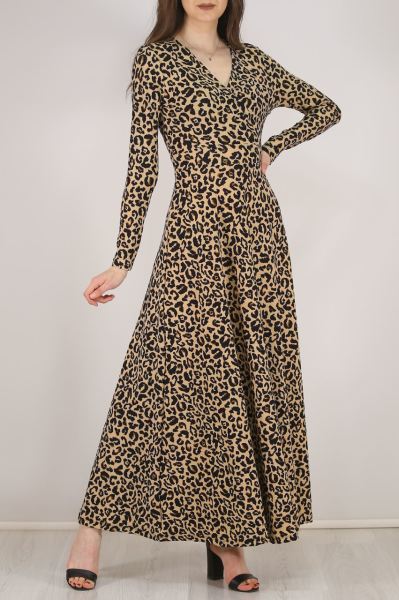 Çiçekli Elbise Leopar1 - 4987.716.
