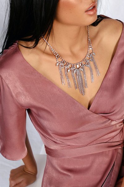 All Dazzled Up Silver Rhinestone Earrings