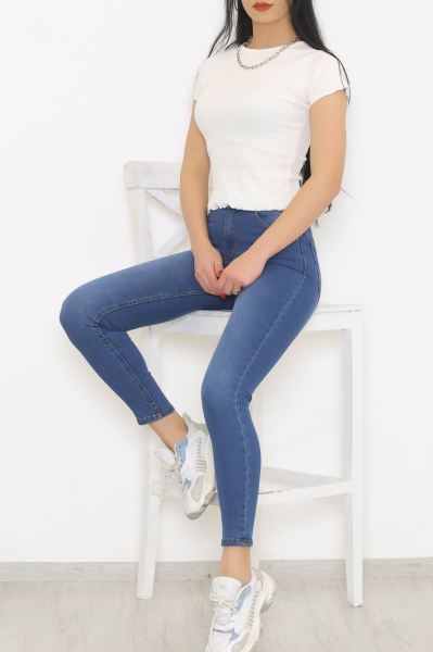 Fırfır Detaylı Bluz Ekru - 8702.1567.