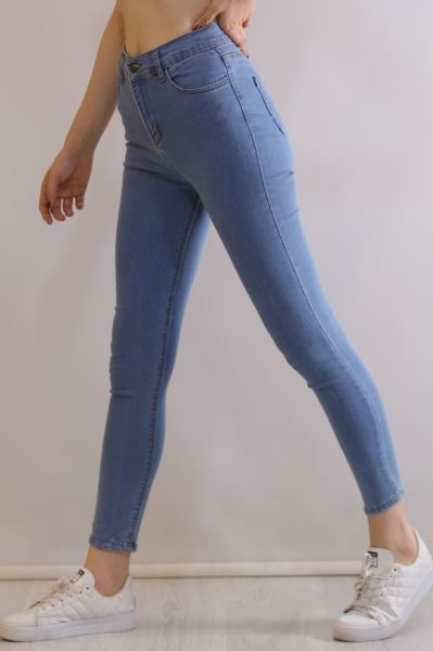 Büyük Beden Yüksekbel Kot Pnt Mavi - 0814.925.