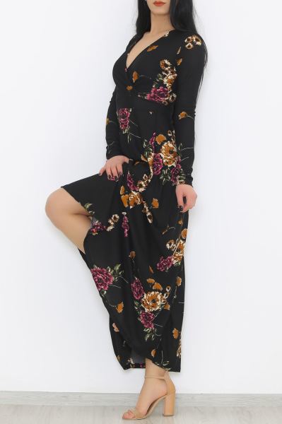 Çiçekli Elbise Morçiçekli - 4987.716.