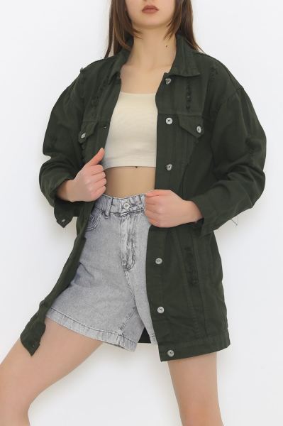 Tunik Kot Ceket Koyuhaki - 1263.1367.