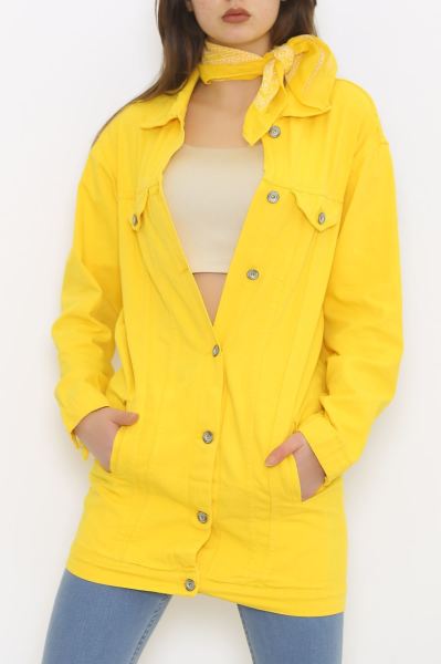 Tunik Kot Ceket Sarı - 1263.1367.