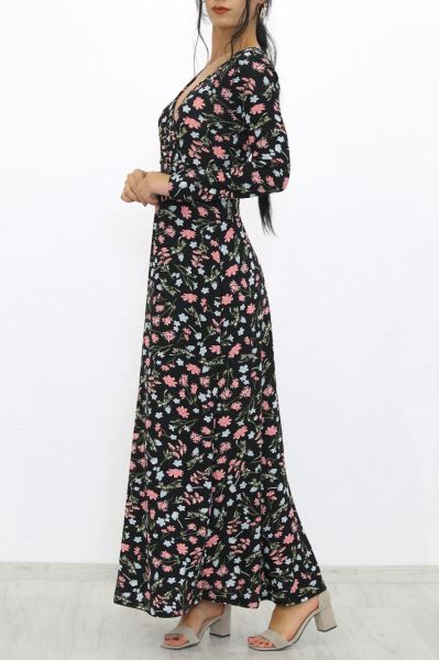 Çiçekli Elbise Çiçeklipembe - 4987.716.