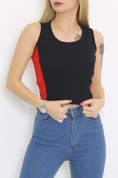 Yanı Şeritli Body Siyah - 8845.1092.
