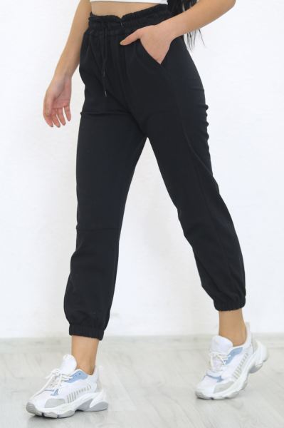 Paça Lastikli Eşofman Altı Siyah - 7726.1348.