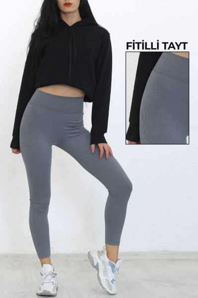 Fitilli Tayt Füme - 7759.1169.