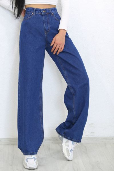 Bol Paça Kot Pantolon Koyumavi - 5831.392.