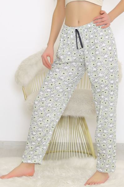 Desenli Pijama Altı Grimint - 8540.1567.
