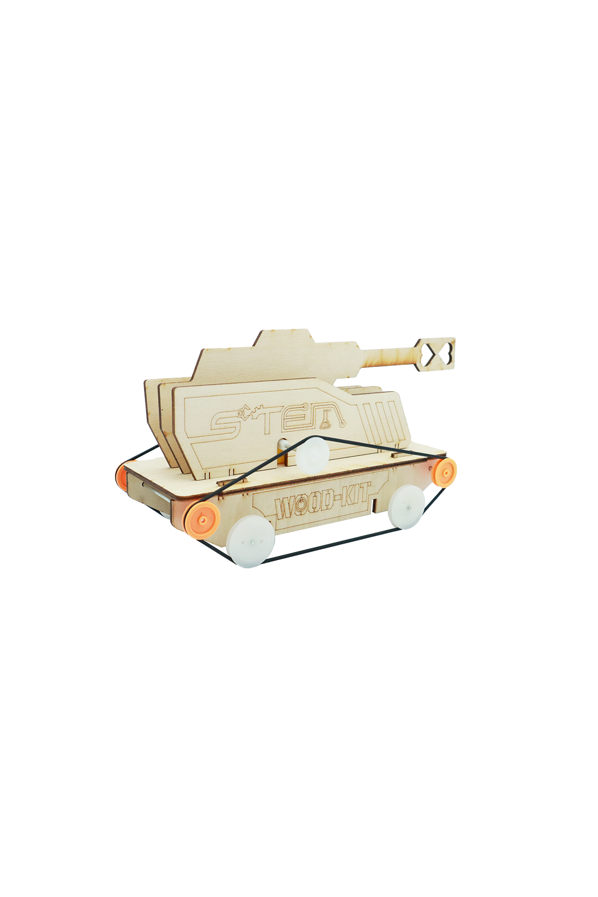 Wood-Kit Stem Dıy Mucit Seti - Tank STEM