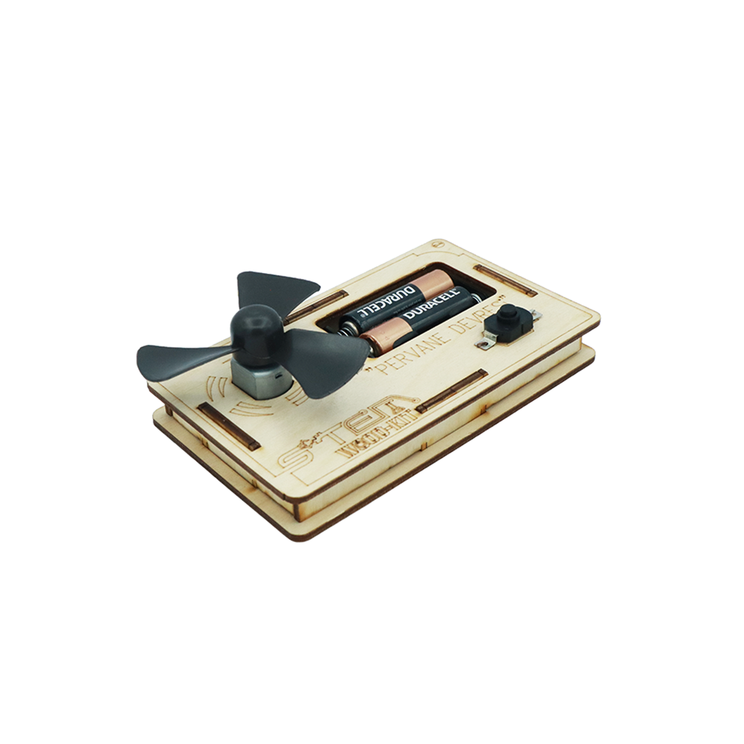Wood-Kit STEM DIY Mucit Seti - Pervane Devresi
