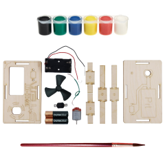 Wood-Kit STEM DIY Mucit Seti - Pervane Devresi