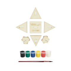 Wood-Kit STEM DIY Mucit Seti - Geometrik Şekiller