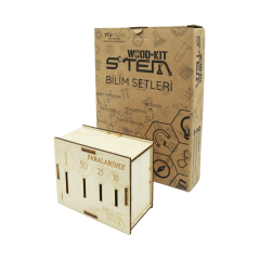 Wood-Kit STEM DIY Mucit Seti - Paralarımızı Tanıyalım STEM Oyuncağı