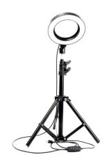 Kuaför Makyaj Çekimleri Ring Light Sürekli 10 Inç Işık 2m Stand