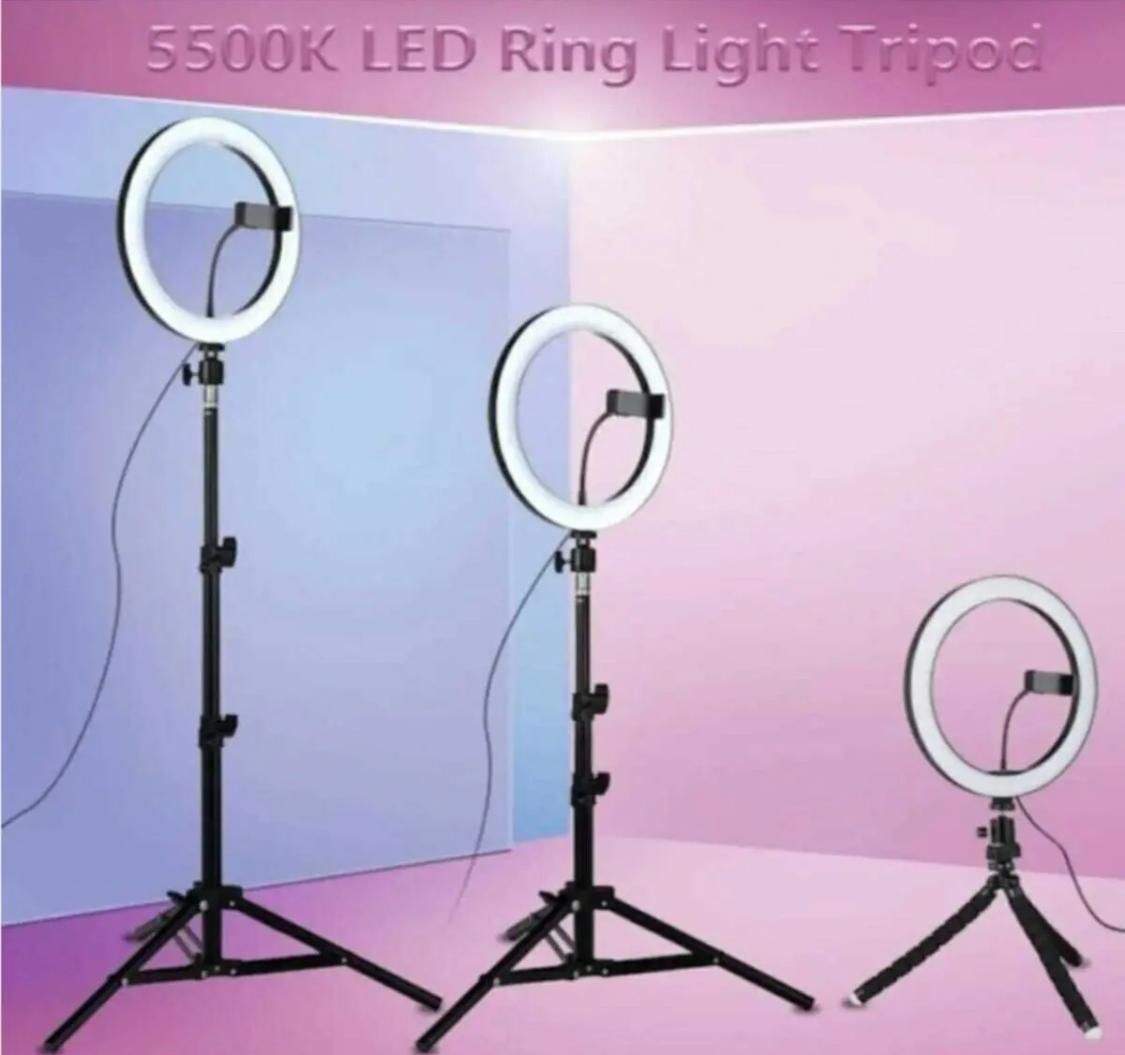 Youtuber Kuaför Makyaj Çekim Ring Fill Light Işık 2 m Stand