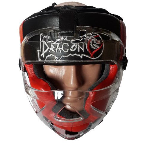 Dragon Maskeli Kask Boks, KickBox Muay Thai Koruyucu Kaskı 11750-L