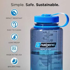 Nalgene 32 Oz WM Tritan Suluk Matara 1 Litre Mavi 2020-1732