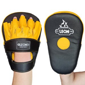 Leon Energy Hakiki Deri Kick Boks ve Muay Thai El Lapası Sarı