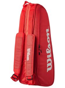 Wilson Süper Tour 6lı Raket ve Tenis Çantası Kırmızı