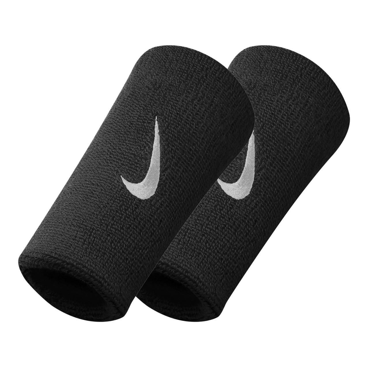 Nike Swoosh Wristbands Doublewide Havlu El Bilekliği Siyah