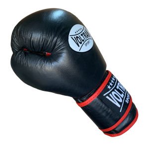 Voltran Classic Hakiki Deri Muay Thai ve Boks Eldiveni Siyah