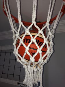 Leon Urgan İp Profesyonel Basketbol Filesi 6 mm. İki Adet Beyaz BYL-9031