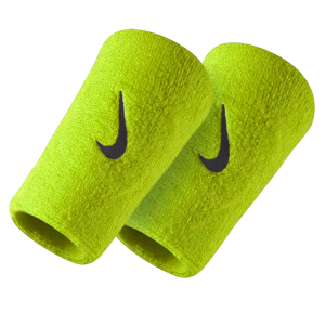 Nike Swoosh Wristbands Doublewide Uzun Havlu El Bilekliği Yeşil