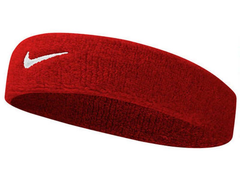 Nike Swoosh Headband Havlu Saç Bandı Kırmızı Renk