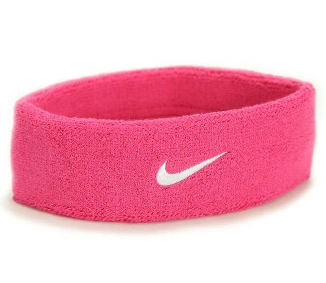 Nike Swoosh Headband Havlu Ter Emici Kafa Bandı Pembe Renk