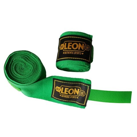 Leon Elastik Boks, Kick Boks ve Muay Thai Bandajı 3,5 Metre Yeşil