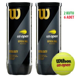 2 Kutu Wilson Us Open tenis Topu Vakum Ambalajda WRT106200