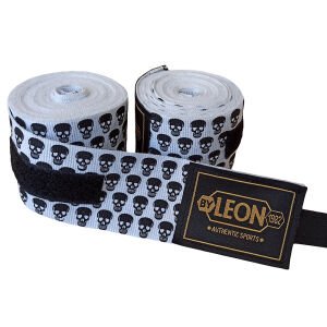 Leon Mini Skulls Kuru Kafa 5 Metre Boks Bandajı Beyaz