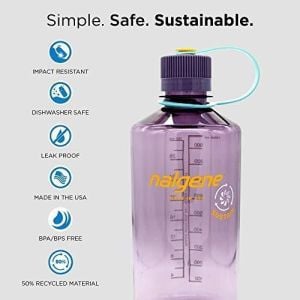 Nalgene Narrow Mouth Suluk 32 Oz Pembe Gri