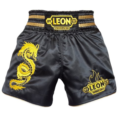 Leon Dragon Muay Thai ve Kick Boks Şortu Siyah