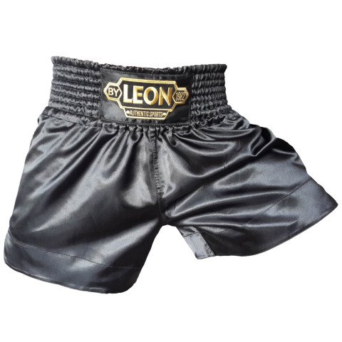 Leon Ground Kick Boks ve Muay Thai Şortu Siyah