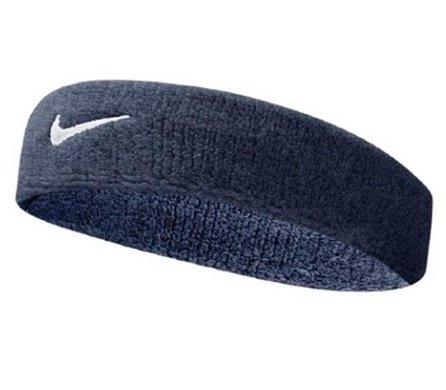 Nike Swoosh Headband Havlu Kafa Bandı Lacivert Renk